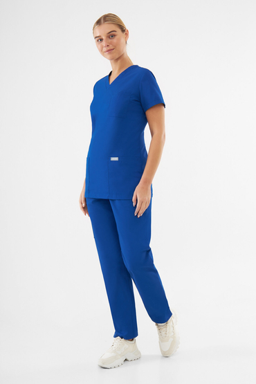  Lékařská sada Uniformix dámy' TEAM, halenka T1000 + kalhoty T1190, Royal Blue