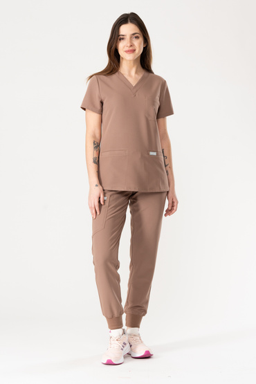 Medicínský set Uniformix RayOn, blůza 3000 + kalhoty 3020. Root Brown