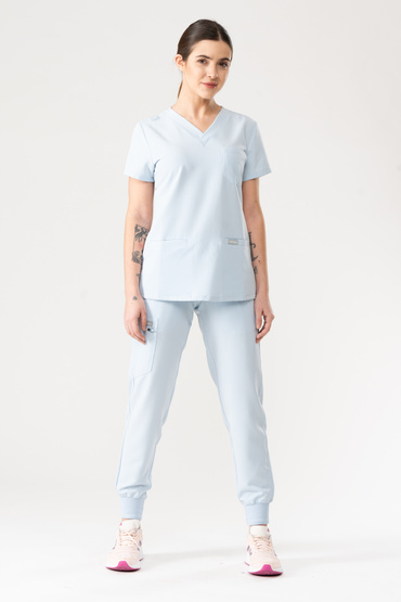 Medicínský set Uniformix RayOn, blůza 3000 + kalhoty 3020. Sky blue