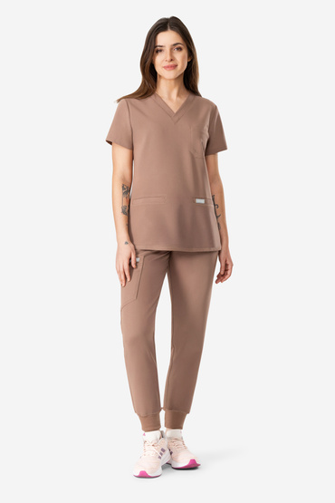 Medicínský set Uniformix RayOn, blůza 3000 + kalhoty 3020. Root Brown